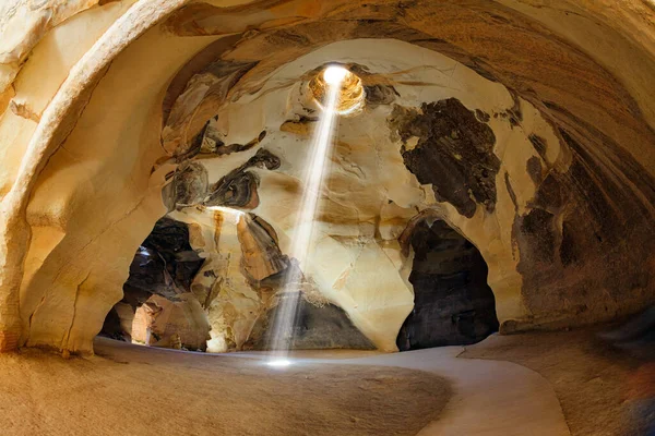 Den Berömda Underjordiska Nationalparken Beit Guvrin Israel Bell Grottor Stenbrott — Stockfoto