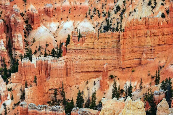 Parede Pintura Hoodoo Gigante Bryce Canyon Eua Anfiteatro Natural Gigante — Fotografia de Stock