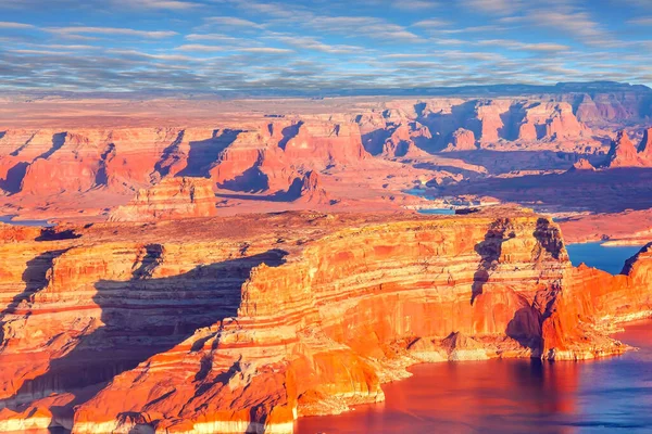 Powell Egy Víztározó Colorado Folyón Egyesült Államok Utah Arizona Állam — Stock Fotó