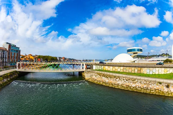 Centre Culturel International Célèbre Architecte Oscar Niemeyer Magnifique Pont Lumineux — Photo
