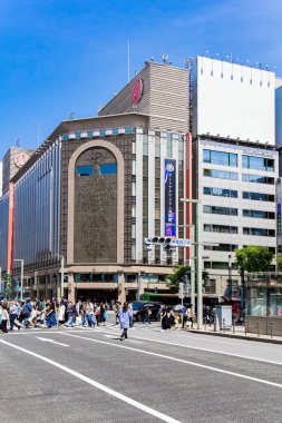 TOKYO, Japonya - 21 Nisan 2023: Ginza 