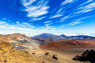 Haleakala Gözlemevi volkanın tepesinde yer almaktadır. Gözlemevi Haleakala 'nın resim gibi bir çevresi var. Hawaii 'deki Maui Adası