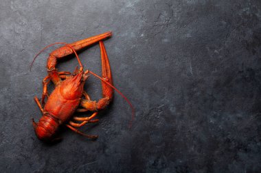 Haşlanmış kerevit. Üst görünüm düzlüğü kopyalama alanı ile yatıyordu