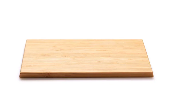 木製のまな板 白い背景に分離 — ストック写真