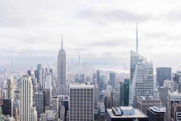 New York City Skyline Manhattan Skyscrapers Panorama — Stock Photo, Image