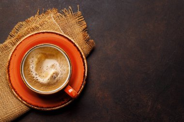 Kahve saadeti: Çuval bezi üzerinde fotokopi alanı
