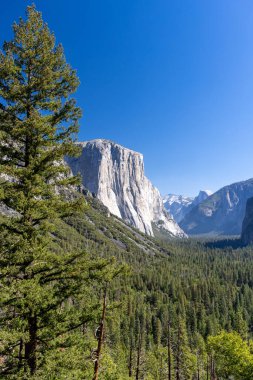 Yosemite Ulusal Parkı 'ndaki El Capitan dağı, Kaliforniya, ABD