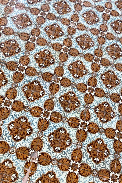 Piastrelle Azulejo Tradizionali Portoghesi Sullo Storico Edificio Lisbona Portogallo Texture — Foto Stock