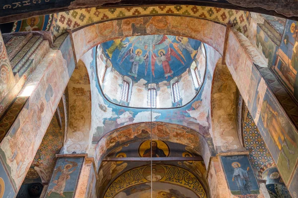 Kyiv Ukraine December 2021 Ancient Christian Frescoes Saint Cyrils Monastery — Stock Photo, Image