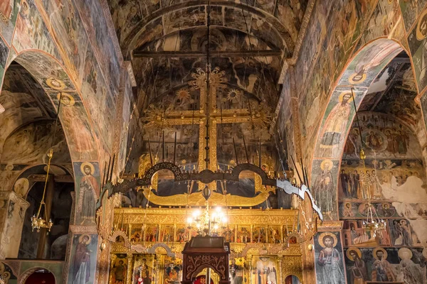 ピヴァ モンテネグロ 2021年7月5日 シーベルト教会の内部 ボゴロディカまたはピヴァ修道院 モンテネグロの神の母の仮定の教会 — ストック写真