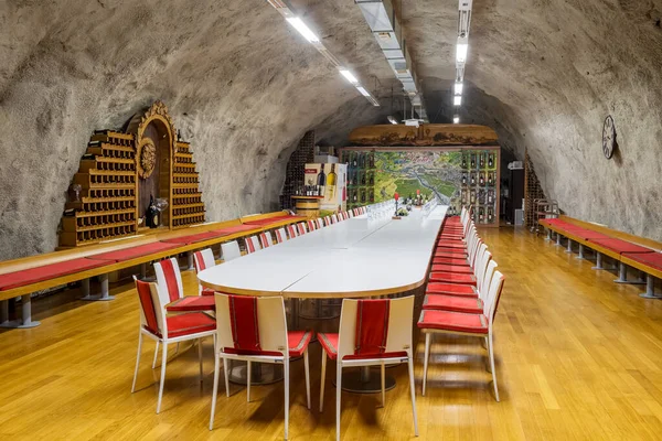 Podgorica Чорногорія Листопада 2022 Історичні Винні Погреби Компанії Plantaze Wine — стокове фото
