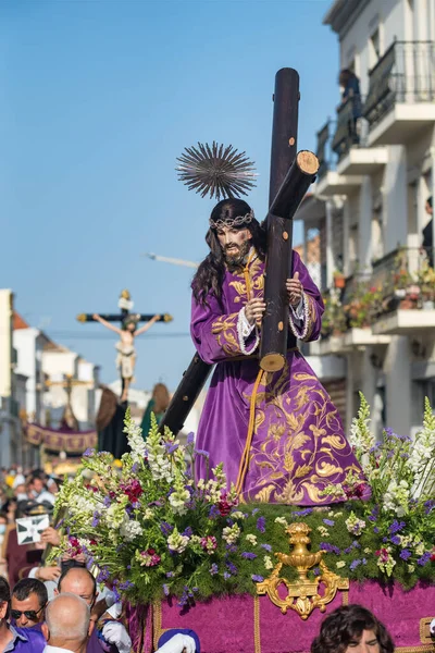 Tavira Portugalia Kwietnia 2022 Procesja Triumfalna Niedzielę Przed Wielkanocą Tavirze — Zdjęcie stockowe