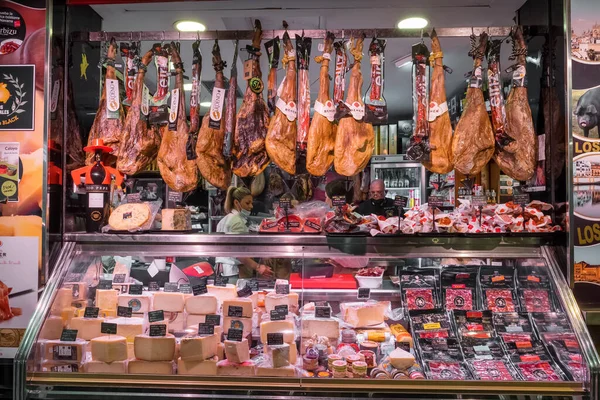 Sevilha Espanha Abril 2022 Tradicional Indoor Triana Food Market Sevilha — Fotografia de Stock