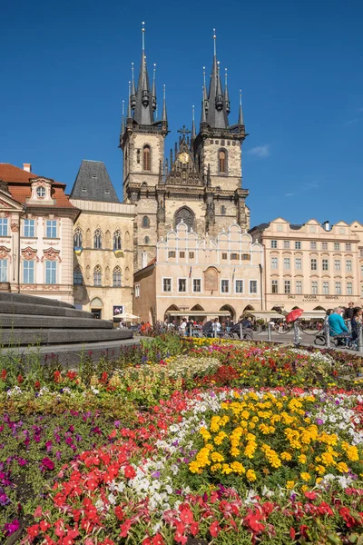 Прага Чехия Июня 2022 Года Старый Город Прага Церковью Нашей — стоковое фото