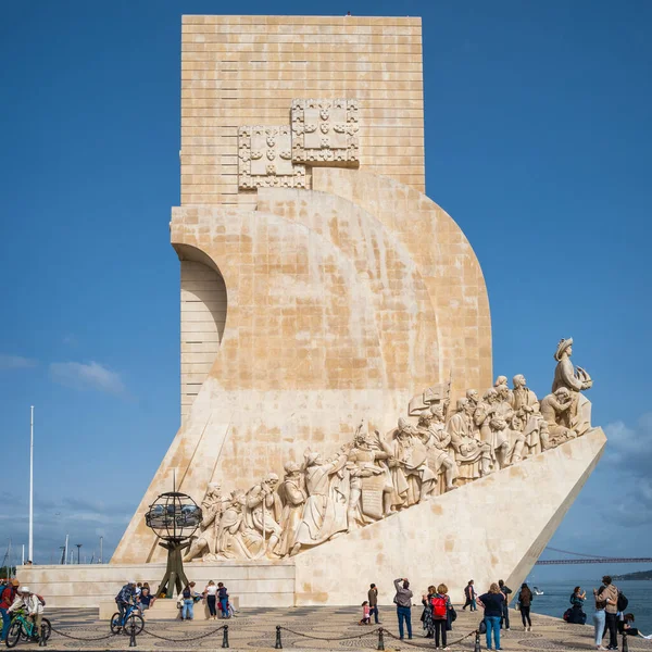 Lisabon Portugalsko Března 2022 Památník Objevů Lisabonu Portugalsko Historická Památka — Stock fotografie