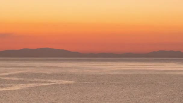 Time Lapse Majestic Sunrise Scenery Paisagem Marinha Amanhecer Sol Nasce — Vídeo de Stock