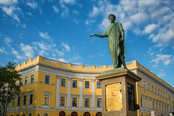 Odessa Ucraina Giugno 2021 Monumento Del Duca Richelieu Odessa Ucraina — Foto Stock