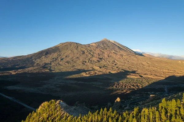 Vue Aérienne Volcan Teide Tenerife Îles Canaries Espagne Parc National — Photo