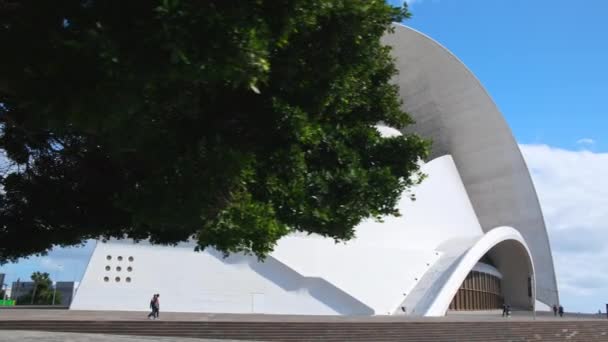 Аудиторія Тенеріфе Адама Мартіна Оперний Концертний Будинок Санта Крус Тенеріфе — стокове відео