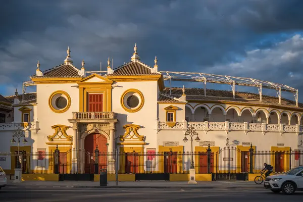 Sewilla Hiszpania Kwietnia 2022 Real Maestranza Bullring Plaza Toros Sevilla Obrazy Stockowe bez tantiem