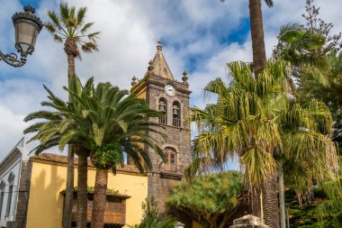 Iglesia y exconvento de San Agustin Kilisesi La Laguna, Santa Cruz de Tenerife, Kanarya Adaları, İspanya. Tenerife adasındaki tarihi katolik kilisesi