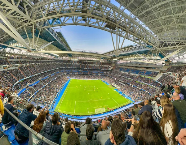 Madrid España Octubre 2022 Estadio Santiago Bernabeu Real Madrid Hinchas — Foto de Stock