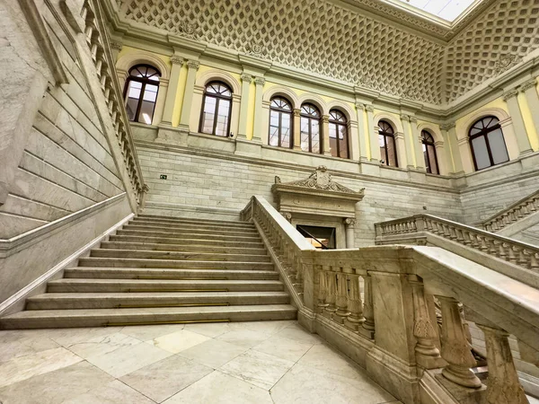Μαδρίτη Ισπανία Οκτωβρίου 2022 Εσωτερικό Της Εθνικής Βιβλιοθήκης Biblioteca Nacional — Φωτογραφία Αρχείου