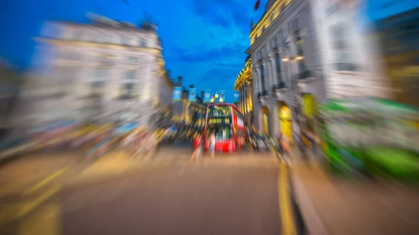 London June 2015 Lights Piccadilly Circus Summer Night — Stock Photo, Image