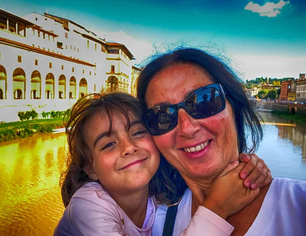 Family Enjoying Visit Italy — Stock Photo, Image
