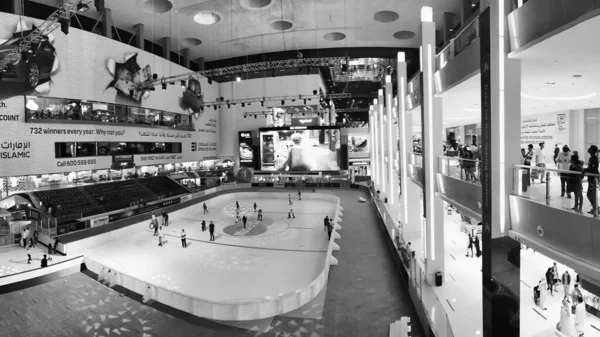 Uae 2016 View Ice Skating Rink Dubai Mall — 스톡 사진