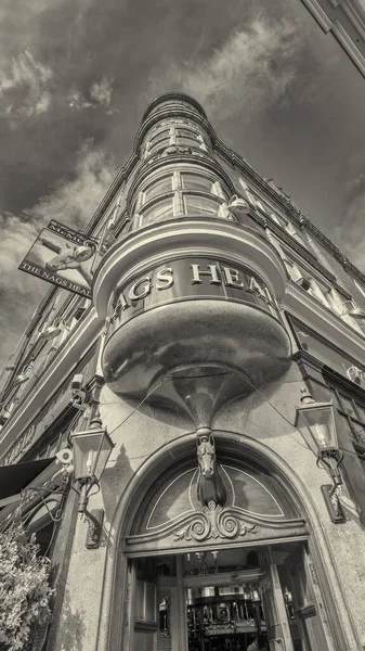 London June 2015 Exterior View Famous Nags Head Pub Covent — Stock Photo, Image