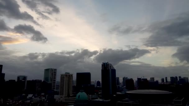 Singapore Ιανουαριου 2020 Αεροφωτογραφία Του Ορίζοντα Της Πόλης Και Της — Αρχείο Βίντεο