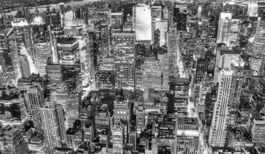 New york şehri. harika manzarasını manhattan gökdelen.