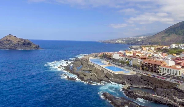 Santiago Del Teide Nin Hava Manzarası Dan Tenerife — Stok fotoğraf