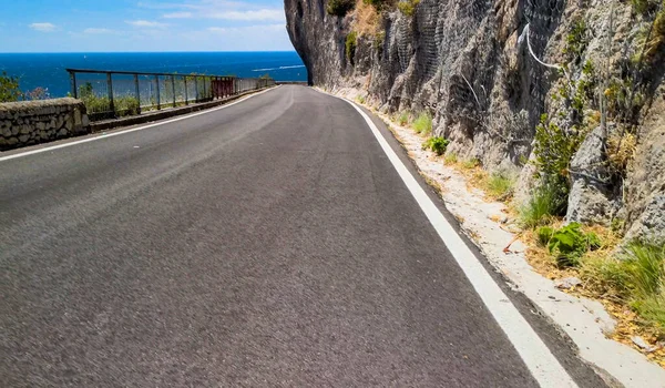 Talya Nın Yaz Mevsiminde Güzel Amalfi Sahili Nin Muhteşem Hava — Stok fotoğraf