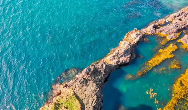 Erstaunliche Luftaufnahme Der Küste Von Djupalonssandur Island Der Sommersaison — Stockfoto