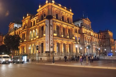 Brisbane, Avustralya - 14 Ağustos 2009: Brisbane Belediye Sarayı.