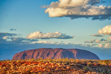 Panorama of Outback Landscape at sunset in Northern Territory, Australia. clipart