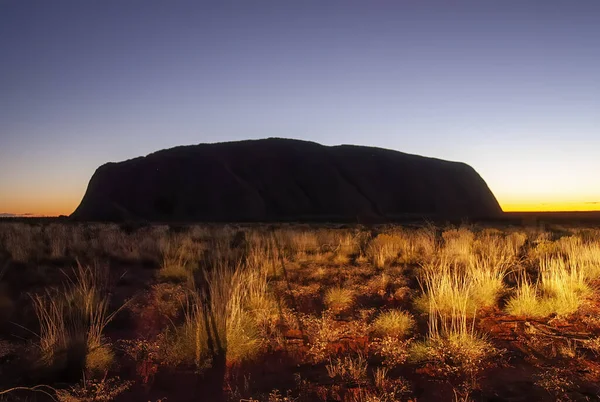 Panorama Der Outback Landschaft Bei Nacht Northern Territory Australien — Stockfoto