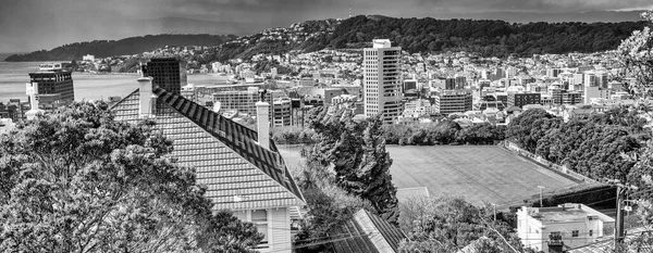 Wellington New Zealand September 2018 Aerial View City Top Hill — Stock Photo, Image