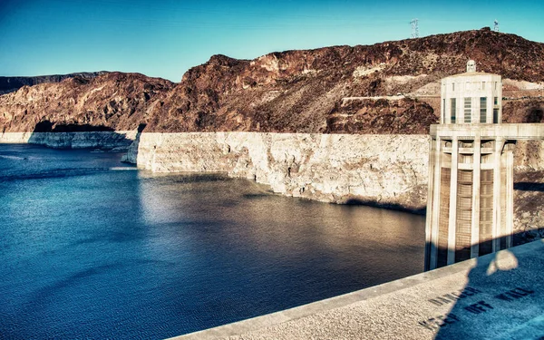 Kraftvolle Anlage Des Hoover Damms Der Sommersaison Usa — Stockfoto