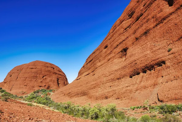 Berg Australian Outback Blå Himmel Northern Territory Australien — Stockfoto