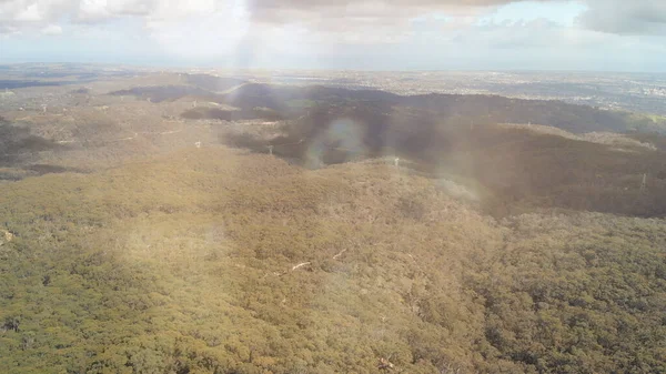 Adelaide Paisagem Paisagem Aérea Mount Lofty Conservation Park Austrália Partir — Fotografia de Stock