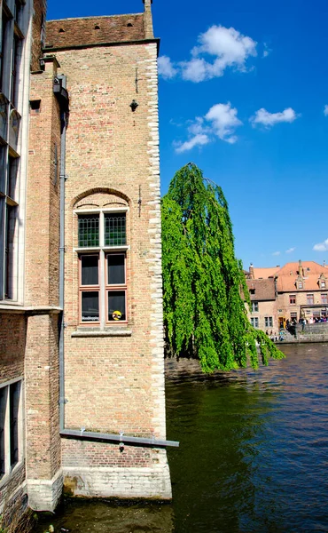 Kleuren Van Brugge Brugge Het Voorjaar België — Stockfoto