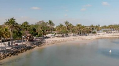 Jüpiter giriş Florida, gün batımı havadan görünümü.