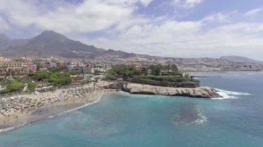 Playa de Las Americas, Güney Tenerife, İspanya.