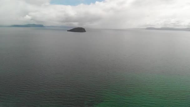 Nieuw Zeeland Lake Taupo Uitzicht Lucht — Stockvideo