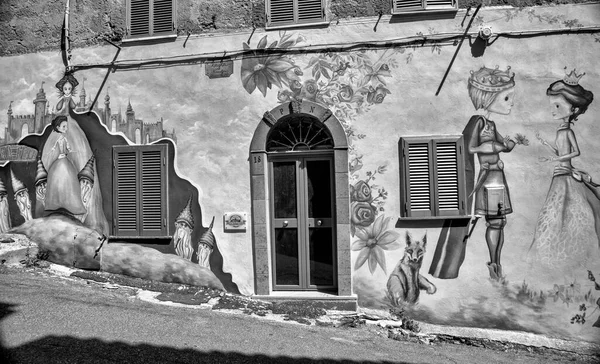 Roccalvecce Italien Juli 2021 Straßen Von San Angelo Roccalvecce Mit — Stockfoto