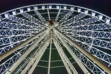 City Ferris Wheel at night.