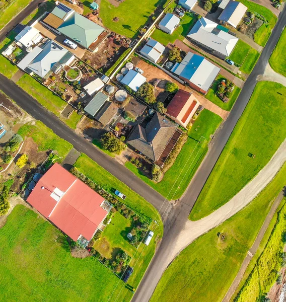 Luftaufnahme Der Häuser Der Emu Bay Auf Kangaroo Island Südaustralien — Stockfoto